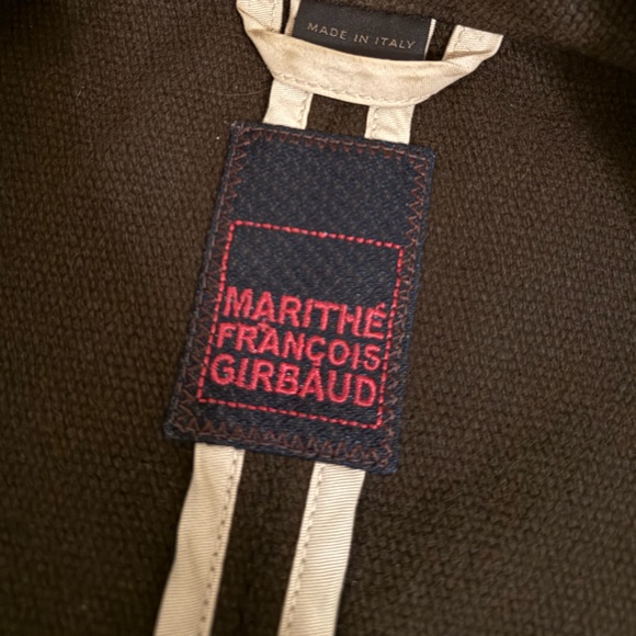 Rare Marithé + François Girbaud Brown Wool Button-up Jacket - Picture 6 of 6